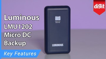 Luminous LMU1202 Micro DC Backup Key Features