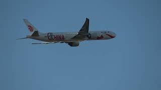 🟊FRA🟊 Take-Off Boeing 777-300er | Air China — Love China (爱中国) livery