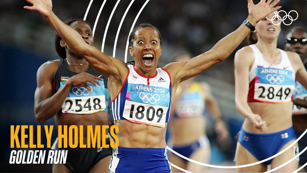 INCREDIBLE COMEBACK! 💨 How Kelly Holmes stunned the 800m field at Athen 2004 🥇 | Athlete Highlights