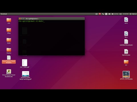 Create/make folders/Directories and delete/remove folders/Directories in terminal