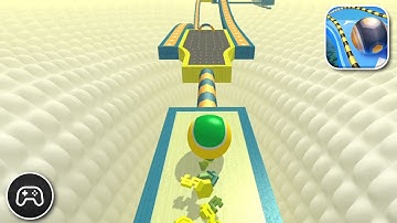 Action Balls - Gameplay Walkthrough Part 24 - Racing Game Levels 82-83 (iOS, Android)