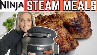 How To *STEAM MEALS* in NINJA FOODI 15 in 1  Jerk Chicken, Rice and Vegetables