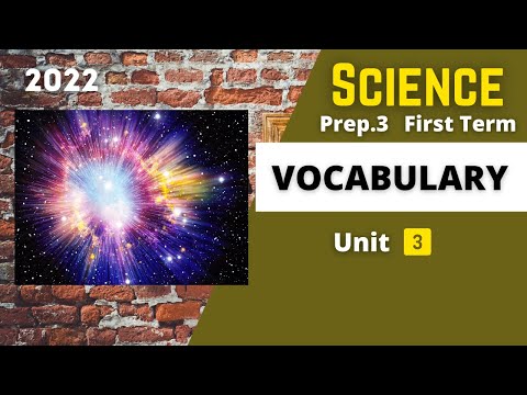 SCIENCE Prep 3 Vocabulary The Universe And The Solar System Unit 3