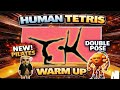 ❤ HUMAN TETRIS ❤ IMMERSIVE INTERACTIVE WARM UP #warmup #human #tetris