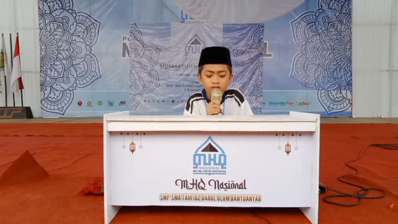 Juara 2 MHQ NASIONAL Kategori Juz 30 Putra 🏆: Merdu...!