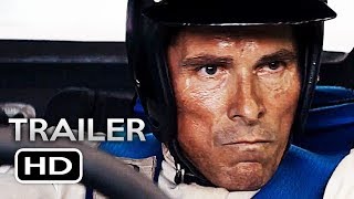 FORD V FERRARI Official Trailer (2019) Christian Bale, Matt Damon Action Movie HD