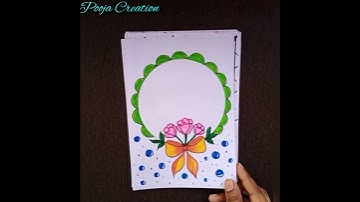 front page design for assignment #borderdesign #design#assignment #shortsvideo #shorts