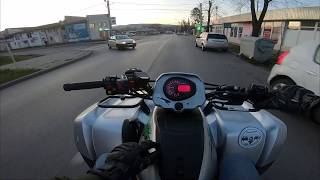 Acceleratie 0-100 km/h cu ATV-ul pentru implinirea a 20.000 abonati