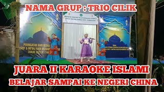 Download Tarian Karaoke Islami Belajar Sampai Ke Negeri China Grup Trio Cilik Video MP3 Tarian Karaoke Islami Belajar Sampai Ke Negeri China Grup Trio Cilik