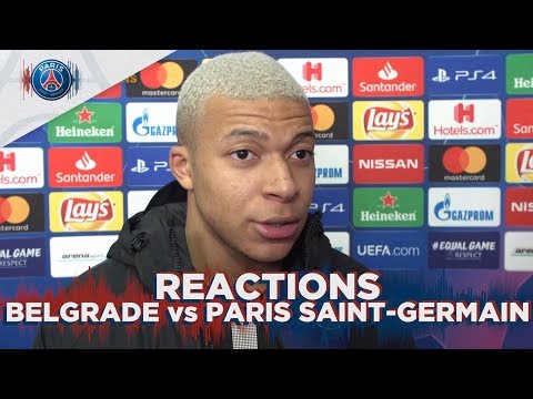 REACTIONS : BELGRADE vs PARIS SAINT-GERMAIN
