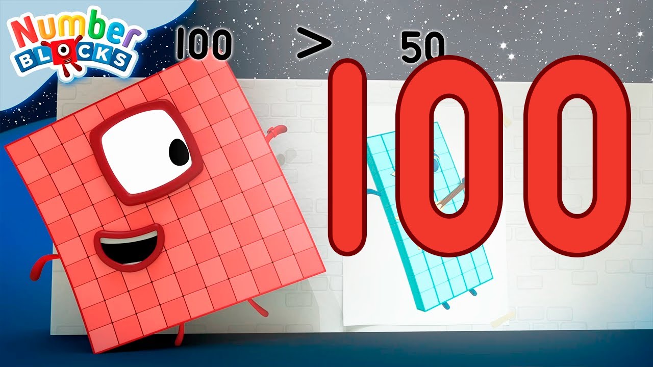 1부터 100까지 세는 법 배우기 | 전체 에피소드 - 60분 | 세는 법을 배우다 | 넘버블록스