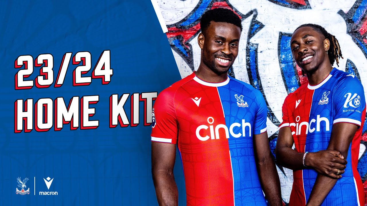 NEW Crystal Palace FC 23/24 Home Kit | 10 Years in the Premier League ...