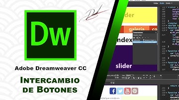 Intercambio de Imagen en Botones - Adobe Dreamweaver CC