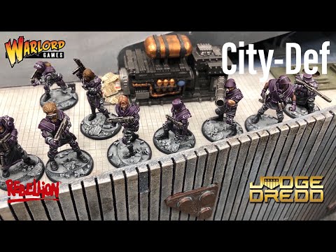 Warlord Games: City-Def, Judge Dredd Miniatures spotlight