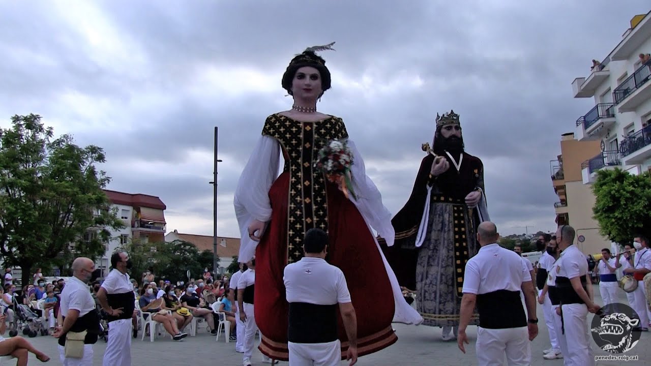 Festa Major de Sitges 2021 - Gegants de la Vila, Cabeçuts, Gitanes BT, Bastons Vella, Cintes