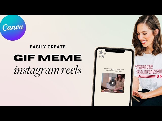 How to create GIF meme Instagram Reels in Canva (easy!) — Big Cat Creative  - Squarespace Templates & Resources