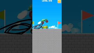 Monster 💥 Truck Vs Black 🚀 Car Game - Car Racing game  #cargame #beamngdrive #monstertruck #shorts