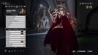 warframe GARUDA PRIME 4th skin fashionframe with details