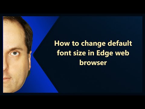 How to change