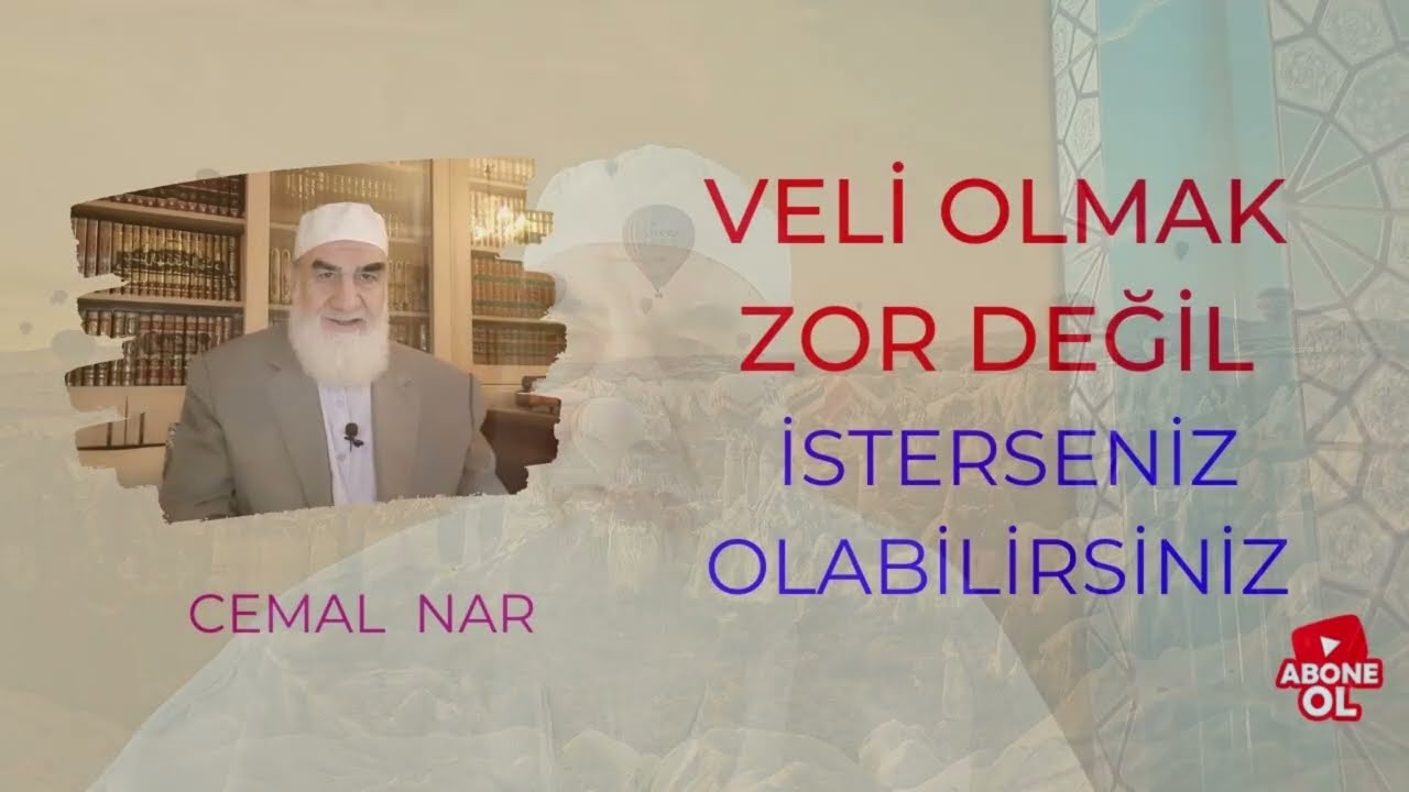 VELİ OLMAK ZOR DEĞİL İSTERSENİZ OLABİLİRSİNİZ (Allah’ı Sevecek kafiri Sevmeyeceksiniz)