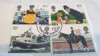 Great Britain 1979 Police First Day Covers Stamps