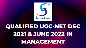 Qualified UGC-NET Dec 2021 & June 2022 In Management | Gaurav Soin