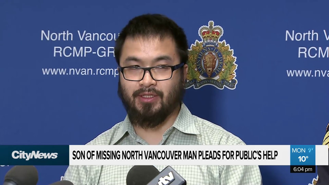 Son of missing North Vancouver man pleads for help - YouTube