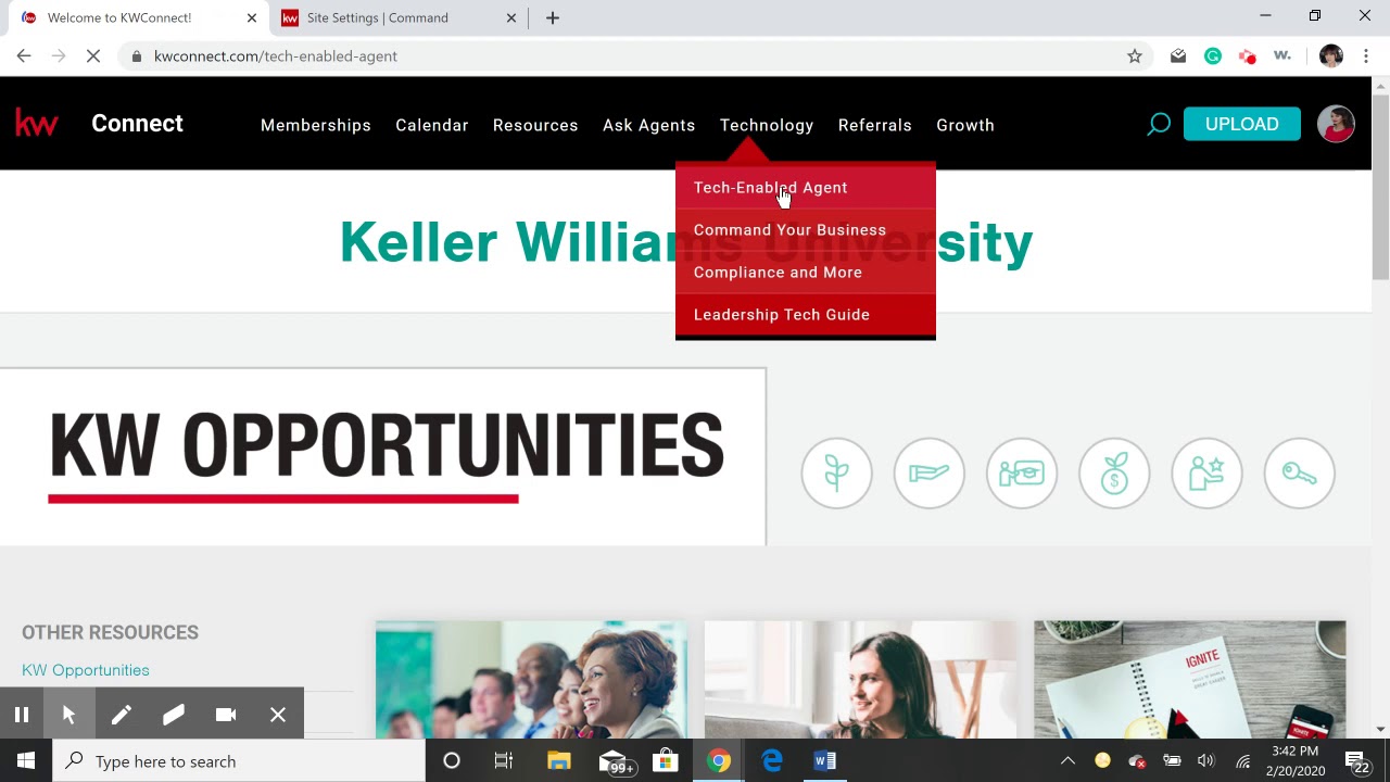 Get started - Tech Enabled Agent KW