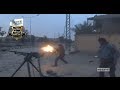 Syrian rebels fight with the syrian army in the workers district of deirezzour  syria war