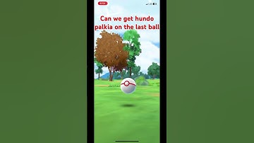 Hundo Palkia with last ball