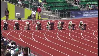 100m Final @ 2022 OSAA State Championships - Mia Brahe-Pedersen