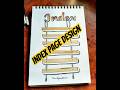 index page design for project 😊| | index page |#shorts #youtubeshorts #saritapatel_87 #index #trend