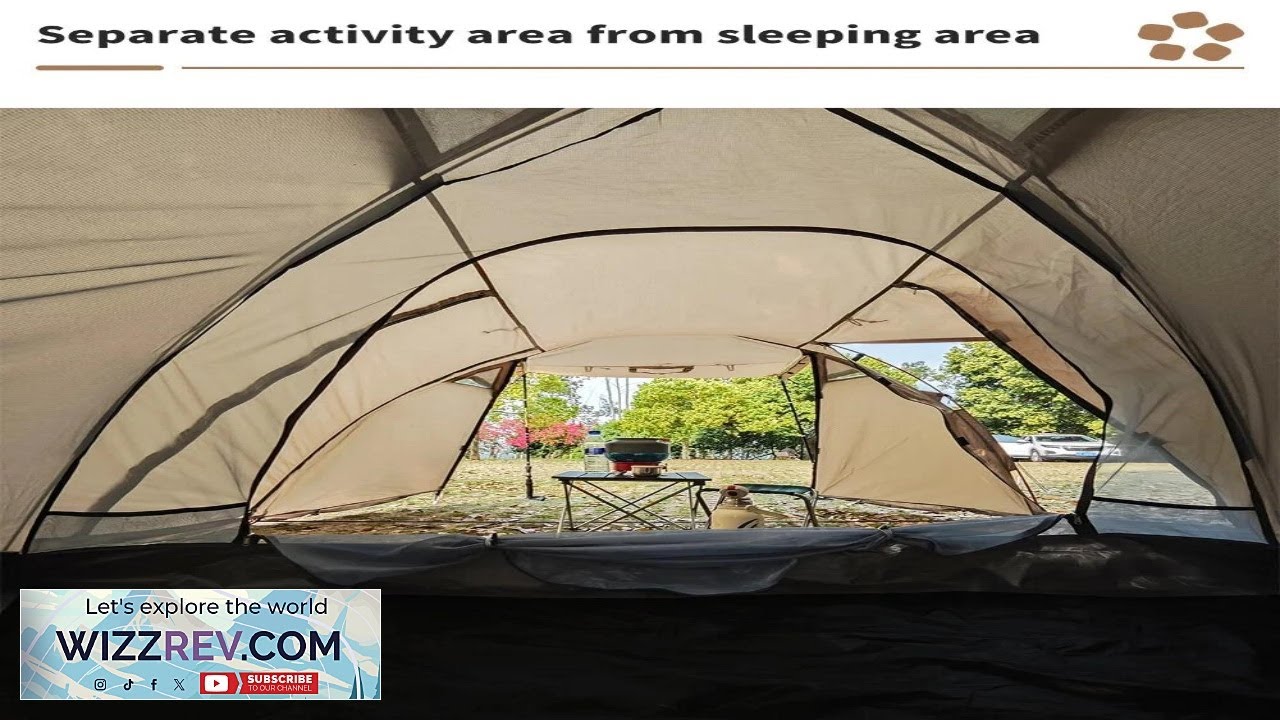 2 Person Winter Tent Hot Tent Waterproof Tunnel Dome Tent Camping Hiking Review