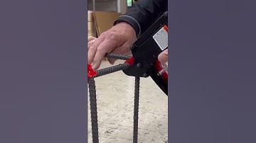 the process of binding iron using cool tools #construction #popular #iron #tools #viralshorts