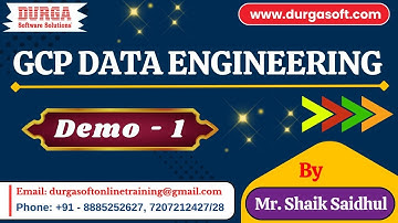 GCP DATA ENGINEERING tutorials || Demo - 1 || by Mr. Shaik Saidhul On 25-10-2025 @9:30PM (IST)