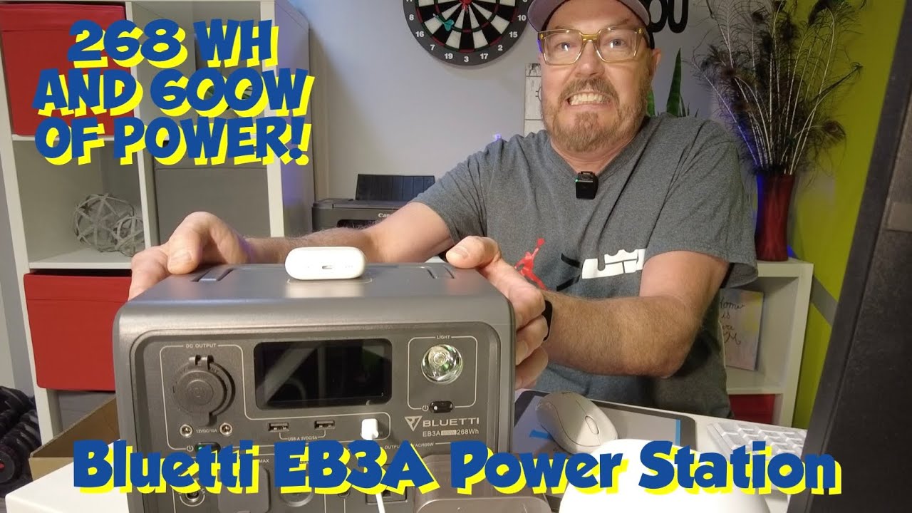 Bluetti EB3A Power Station Review  Portable 268Wh And 600W Of Power! 