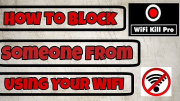 How To KICK People OFF Your wifi (2018)