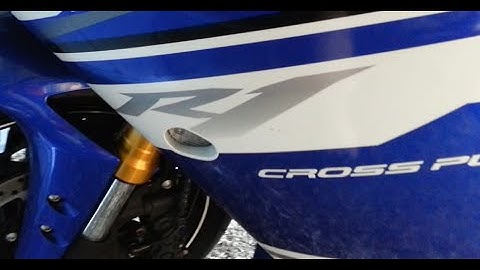 2014 Yamaha R1 Crossplane Install Flush Mount Turn Signals Hotbodies LED Blinker Installation