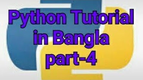 python bangla tutorial 4 if else statement