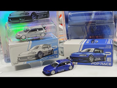 Pandem Honda Civic EG6 Blue by Pop Race (ENIGMA Blister