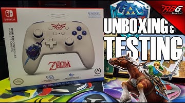 Unboxing & Testing PowerA New Legend of Zelda Wireless Controller for Nintendo Switch