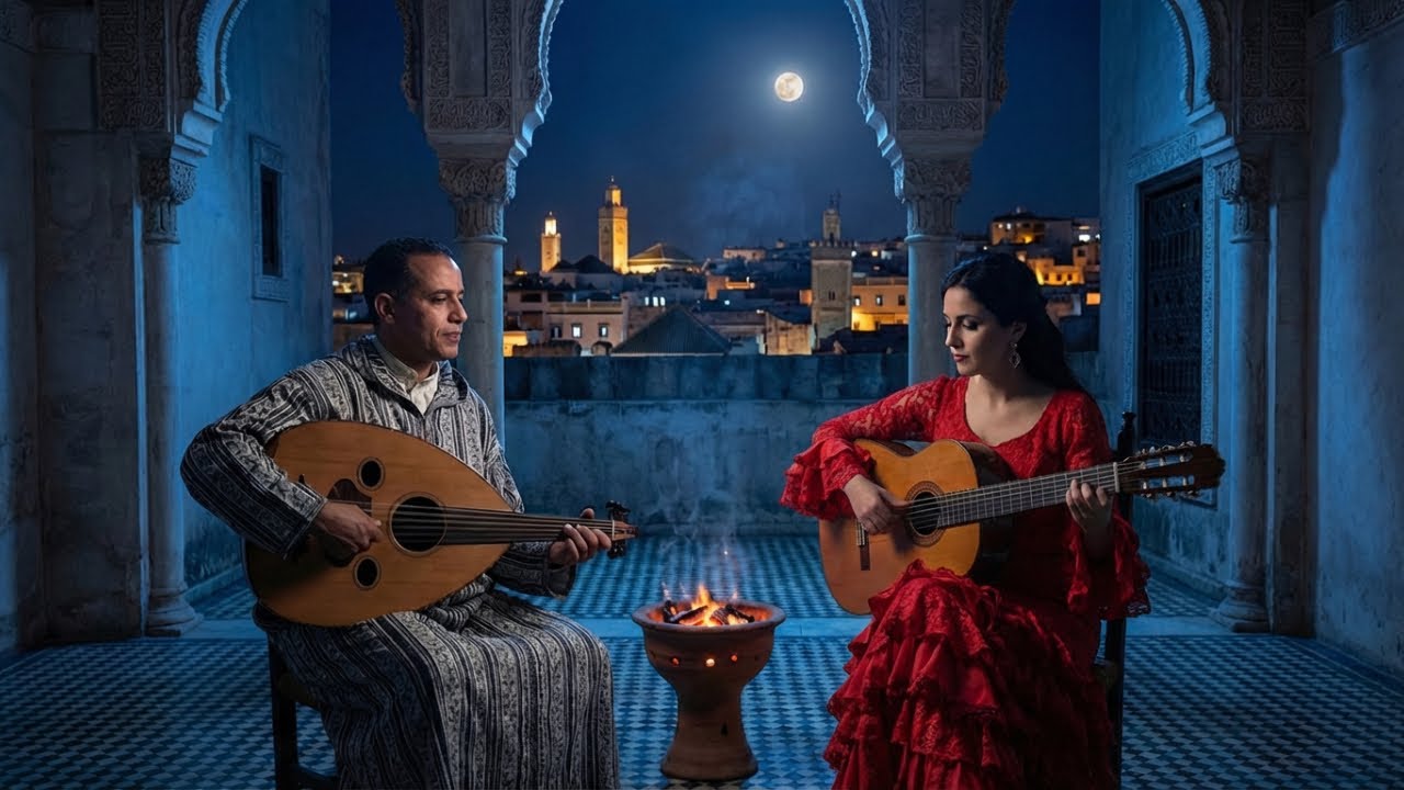 Night in Al-Andalus 🌙 | Deep Oud & Flamenco Guitar