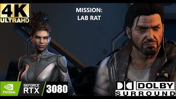 STARCRAFT 2 - HEART OF THE SWARM - HARD WALKTHROUGH - LAB RAT - 4K ULTRA - no commentary