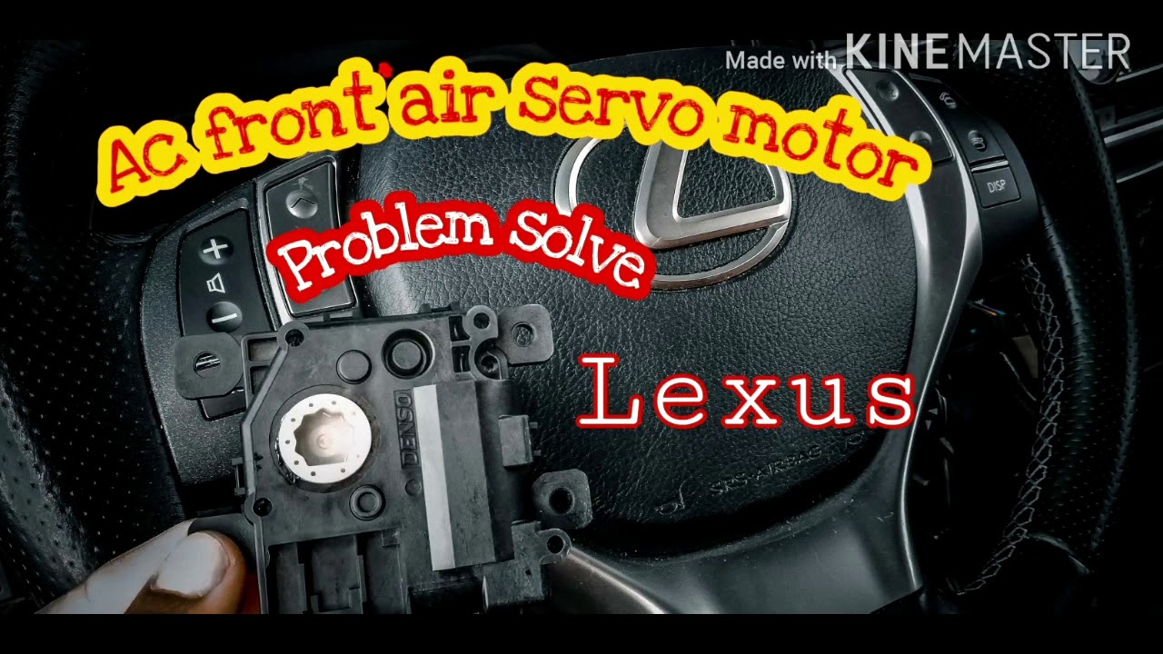 Lexus ac cooling system fault . 1 side cool air 1 side hot air problem ...