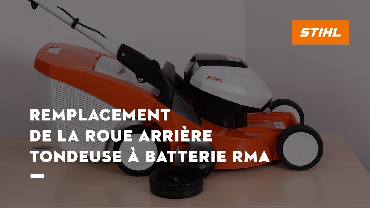 Comment remplacer la roue arrière de votre tondeuse à batterie STIHL ?