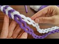 Super Easy Tunisian Crochet Hair Band Model ✔ Çok Kolay Çok Güzel Tığ İşi Örgü Saç Bandı ✔
