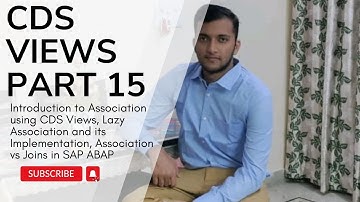 4.15 Introduction to Association using CDS Views, Lazy Association and Implementation