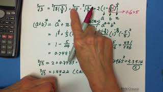 Algebra: The Binomial Theorem: Approximation using Binomial Series (2)