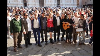 Video thumbnail of ""Danser encore" FLASHMOB Bologna (Danzare ancora - Italian) - La Banda Della Liberazione 25-4-2021"