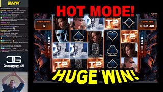 Terminator 2 Slot: HOT MODE!! HUGE WIN! - £2.70 Bet screenshot 5